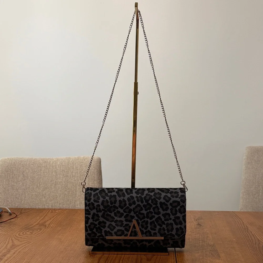 Aquatalia Leopard Clutch